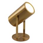 Moderne oplaadbare tafellamp messing, Elko, 2W, 3000K LED,, Nieuw, Ophalen of Verzenden, Metaal, Modern