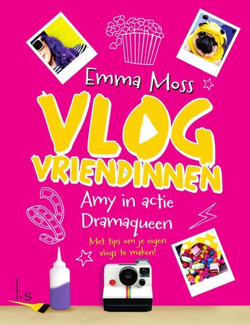 Amy in actie - Dramaqueen / Vlogvriendinnen / 2 Emma Moss, Boeken, Kinderboeken | Jeugd | 10 tot 12 jaar, Gelezen, Verzenden