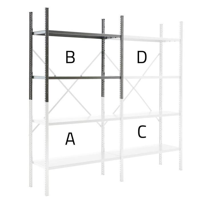 Modulaire legbordstelling module B, Zakelijke goederen, Kantoor en Winkelinrichting | Magazijn, Stelling en Opslag, Ophalen of Verzenden