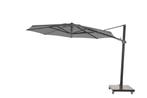 4-Seasons Siesta Premium - zweefparasol 350 cm. - Charcoal, Nieuw, Zweefparasol, Verzenden, Kantelbaar