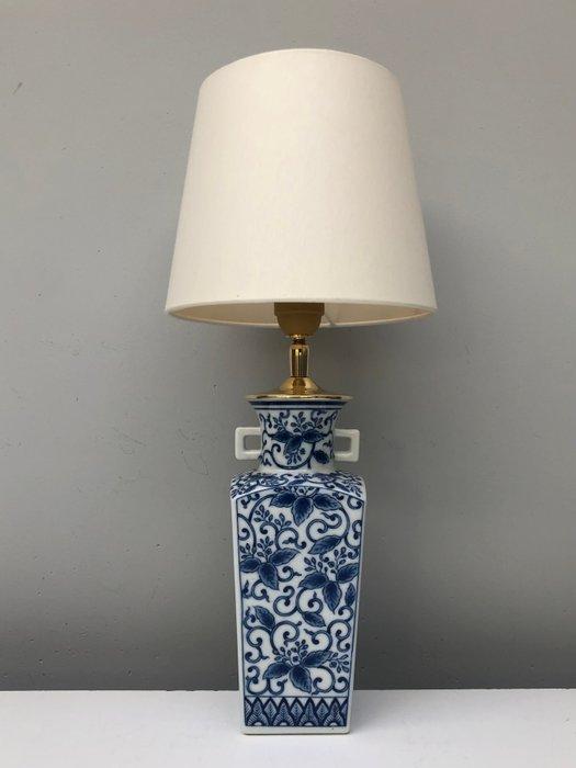 Tafellamp - Messing, Porselein, Antiek en Kunst, Kunst | Designobjecten