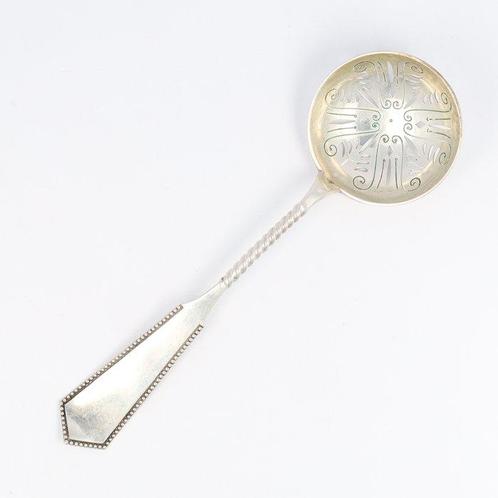 Adrianus Kuijlenburg Strooilepel - Strooier - .833 zilver, Antiek en Kunst, Antiek | Goud en Zilver