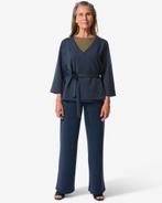 HEMA Dames wikkelvest Elly blauw, Verzenden, Nieuw
