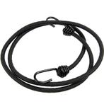 Snelbinder 150cm zwart pe 10mm koord met 2 spinhaken 4 stuks, Ophalen of Verzenden, Nieuw