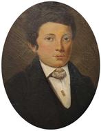 Europese school (XIX) - Retrato de joven noble