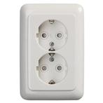 Busch Jaeger Reflex SI wandcontactdoos + randaarde, Ophalen of Verzenden, Nieuw