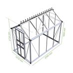 Royal Well Tuinkas Birdlip 48 Veiligheidsglas Zwart Gecoat, Tuin en Terras, Kweekspullen, Nieuw