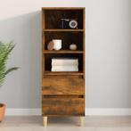 vidaXL buffetkast 40x36x110 cm bewerkt hout gerookt eiken, Huis en Inrichting, Kasten | Buffetkasten, Minder dan 50 cm, Verzenden