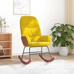 vidaXL Schommelstoel fluweel geel, Kinderen en Baby's, Verzenden, Nieuw