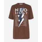 Munthe • bruin t-shirt Middle • 38, Kleding | Dames, Maat 38/40 (M), Bruin, Verzenden, Nieuw