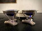 Zout- en pepervaatjes (3) - .800 zilver - Zouten met tray, Antiek en Kunst