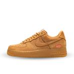 -9% Nike  Nike Air force 1 low supreme flax  maat 37,5, Verzenden, Nieuw, Bruin