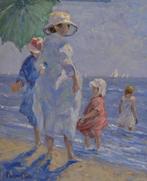 Chris van Dijk  (1952) Impressionist -  La grâce de la, Antiek en Kunst