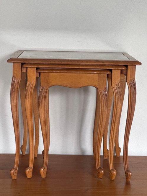 Set bijzettafels (3) - Hout, Antiek en Kunst, Curiosa en Brocante