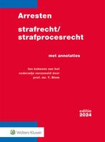 Arresten strafrechtstrafprocesrecht 2024 9789013176186, Verzenden, Zo goed als nieuw