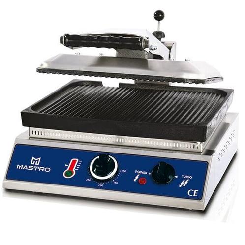 Contact/Paninigrill | Geribd | 3.2kW | Grillplaten Gietijzer, Zakelijke goederen, Horeca | Keukenapparatuur, Nieuw in verpakking