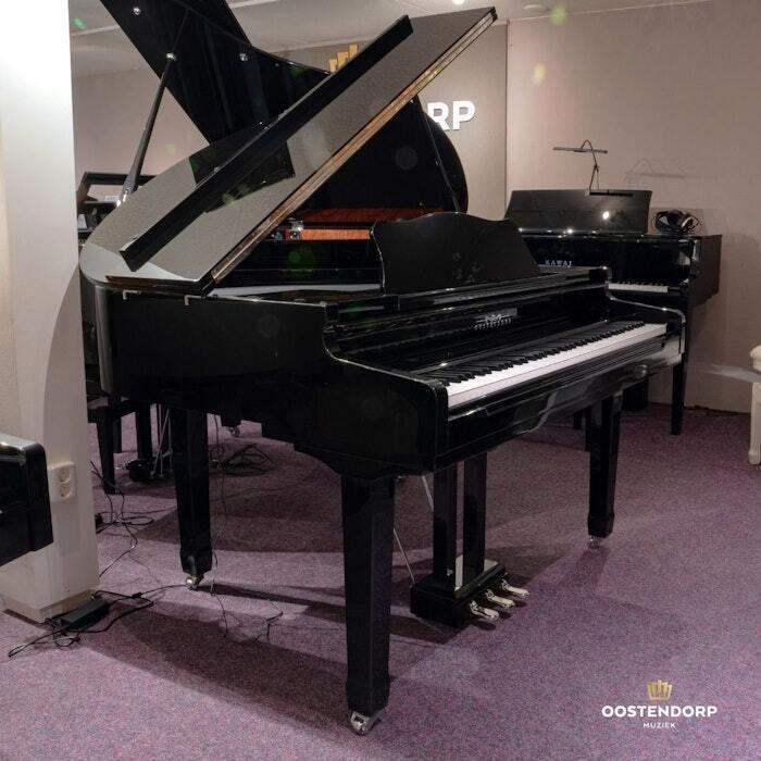 Oostendorp Digital Classic Semi Grand Elite IV PE chroom, Muziek en Instrumenten, Piano's, Vleugel, Zwart