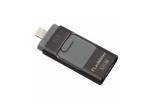 Veiling - Flashdrive 3 in 1 zwart - USB - Lightning - Micro, Nieuw