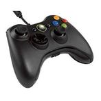 Microsoft Xbox 360 Controller Wired Zwart (bedraad), Spelcomputers en Games, Spelcomputers | Xbox | Accessoires, Ophalen of Verzenden