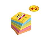 Memoblok 3m post-it 654-sscarn 76x76mm carnaval | Pak a 6 st, Ophalen of Verzenden