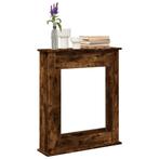 vidaXL Haardombouw 75x20x87,5 cm bewerkt hout gerookt, Huis en Inrichting, Haarden, Verzenden, Nieuw