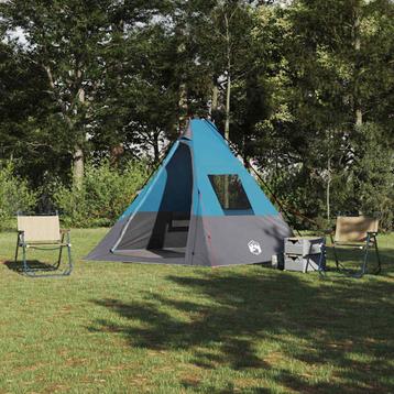 vidaXL Tent met dak Anders Blauw en Zwart 383 x 338 x 217 cm beschikbaar voor biedingen