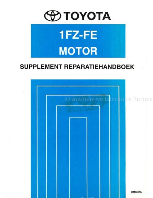 1995 TOYOTA LAND CRUISER 1FZ-FE MOTOR (SUPPLEMENT), Auto diversen, Handleidingen en Instructieboekjes