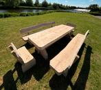 Eco Oostenrijkse Eiken Picknickset Met Rugleuning, Tuin en Terras, Ophalen of Verzenden, Nieuw