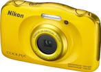 Nikon Coolpix S32 Waterdichte Digitale Compact Camera - Geel, Verzenden, Nieuw