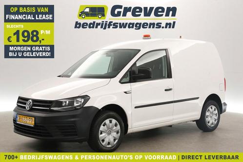 Volkswagen Caddy 2.0 TDI L1H1, Auto's, Bestelauto's, Onderhoudsboekje, Lease, Handgeschakeld, Wit, Financial lease, Stof, Diesel