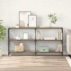 vidaXL Wandtafel Artisan Eiken 156 x 28 x 80,5 cm Bewerkt, Huis en Inrichting, Minder dan 45 cm, Verzenden, Nieuw, 70 cm of meer