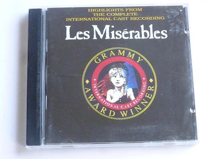 Les Miserables - Highlights International Cast Recording, Cd's en Dvd's, Cd's | Filmmuziek en Soundtracks, Zo goed als nieuw, Verzenden
