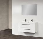 Badkamermeubel Exclusive Bologna 100 cm Wit, Doe-het-zelf en Verbouw, Sanitair, Ophalen of Verzenden, Nieuw, Bad