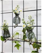 Gekleurd Glazen Flesje Clipper Grijs Set 3 stuks met Clip, Hobby en Vrije tijd, Ophalen of Verzenden, Nieuw