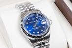 Philip Watch - Caribe Urban - Date - Royal Blue - Swiss Made, Nieuw