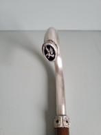 Wandelstok - 925 Niello Zilver - Tijger Eiken - Adler -, Antiek en Kunst, Antiek | Goud en Zilver