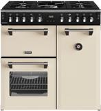 Stoves Richmond 90 DF gas fornuis - creme - 90 cm. breed, Witgoed en Apparatuur, Fornuizen, Verzenden, 60 cm of meer, Nieuw, Energieklasse A of zuiniger