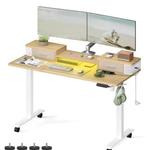 Zit-Sta Bureau 140cm – Elektrisch met USB, Lades en Standaar, Huis en Inrichting, Bureaus, Verzenden, Nieuw