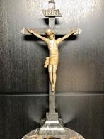 Crucifix - Hout - 1750-1800 - Kruisiging - 82 cm, Antiek en Kunst