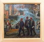 Tomenko Grigory Alekseevich (1915 – 1994) - Una fabbrica con, Antiek en Kunst, Kunst | Schilderijen | Klassiek