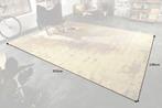 Vintage katoenen tapijt MODERN ART XXL 350x240cm roestbruin, Ophalen of Verzenden, Nieuw