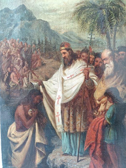 Giovanni Rota (1832-1900) - Battesimo di Costantino, Antiek en Kunst, Kunst | Schilderijen | Klassiek