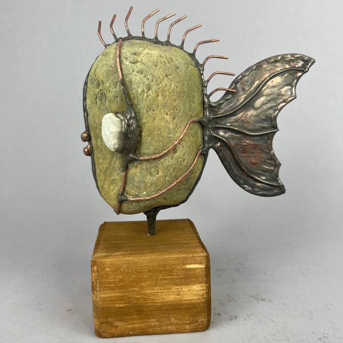 Jacek Drzymaa ( XX- XXI) - No reserve- Stone FISH- BIG -, Antiek en Kunst, Kunst | Designobjecten