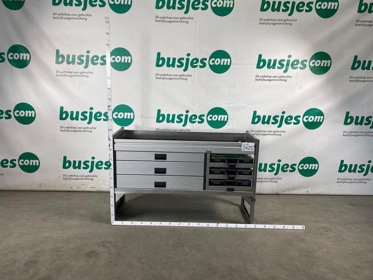 Aluca aluminium bedrijfswageninrichting gebruikt (nr 2425), Auto diversen, Overige Auto diversen, Ophalen of Verzenden