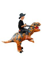 KIMU® Opblaas Kostuum Rijdend op T-Rex Opblaasbaar Pak Dinop, Kleding | Heren, Carnavalskleding en Feestkleding, Nieuw, Carnaval