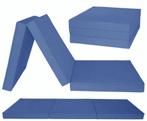Compact Opvouwbaar Campingmatras Navy Blue - 195x80x15 cm..., Huis en Inrichting, Slaapkamer | Matrassen en Bedbodems, Ophalen of Verzenden