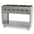 HCB Gasfornuis - 6 pitten - 110 cm - 36 kW - RVS, Verzenden, Nieuw in verpakking, Fornuis, Frituur en Grillen