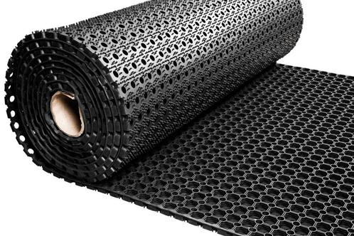 Rubber ringmat op rol - Dikte 23 mm - Breedte 120 cm, Tuin en Terras, Deurmatten, Verzenden