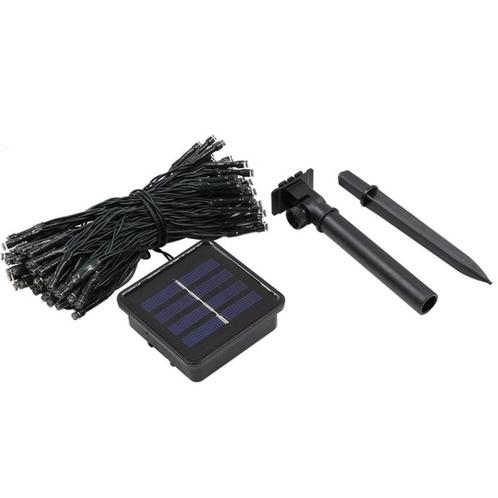 Benson Lichtsnoer Solar - 100 LEDs - 12 meter - 8 lichts..., Tuin en Terras, Buitenverlichting, Nieuw, Ophalen of Verzenden