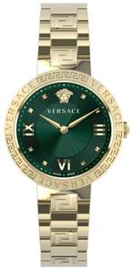 Versace VE2K00621 Greca Lady dameshorloge 36 mm, Overige merken, Staal, Staal, Verzenden
